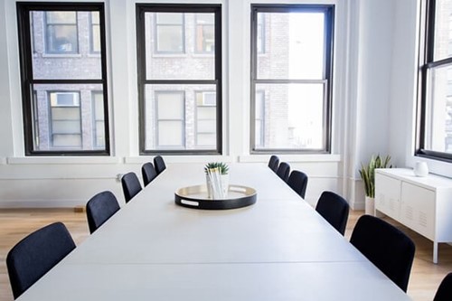 formal empty meeting room